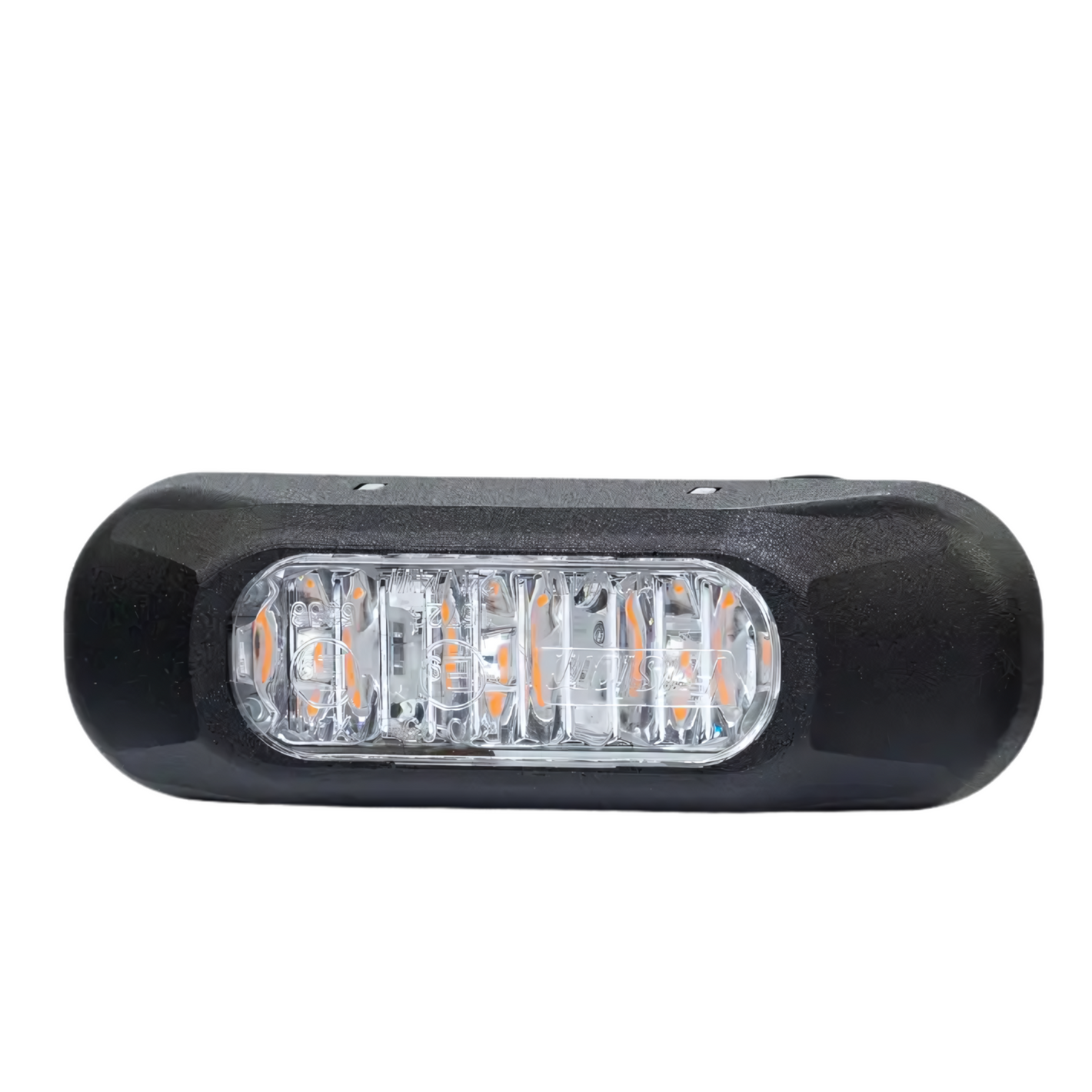 Fristom FT-210 LED Directional Warning Lamp – XA1 Amber Multiple Flash Patterns Syncable 12–36V IP68 - Warning Light