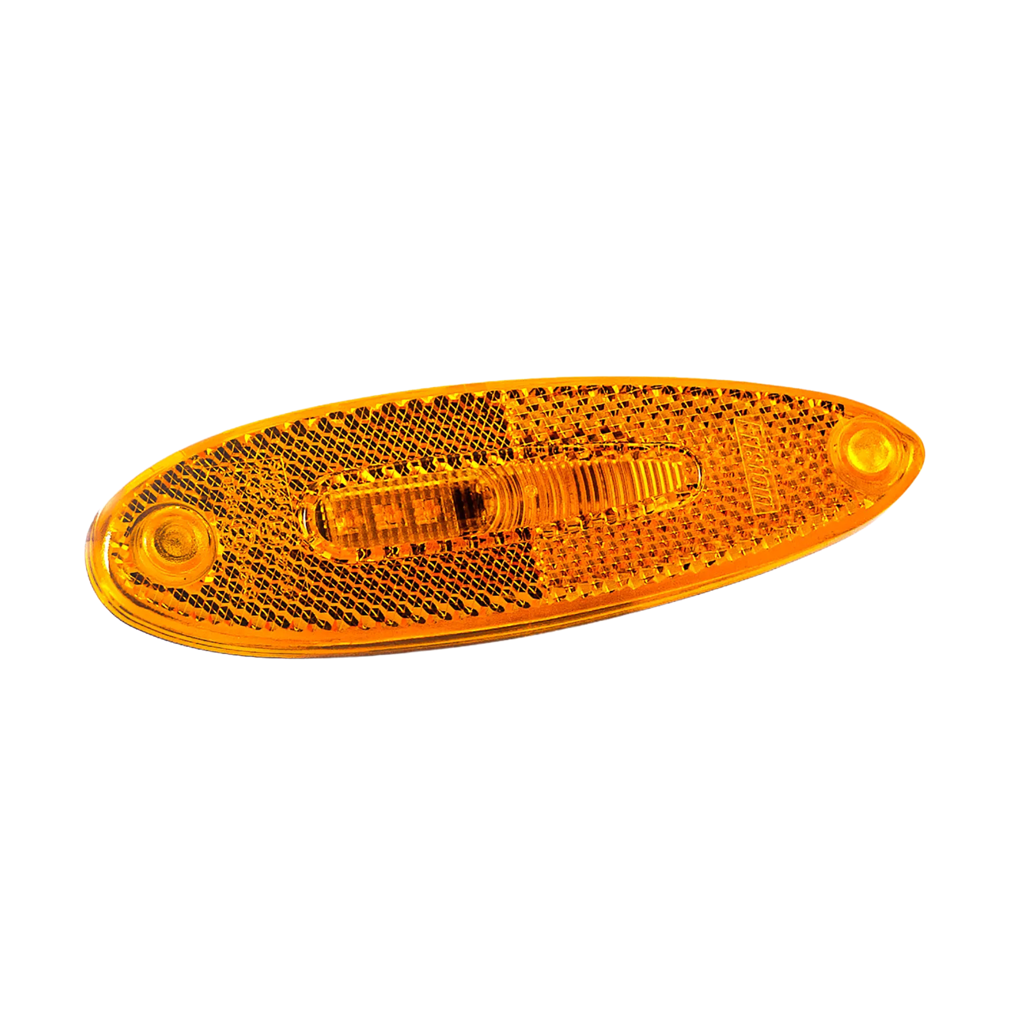 Fristom FT-076 LED Clearance Lamp with Reflector – Single Function Yellow 12–36V EMC Certified - Clearance Light