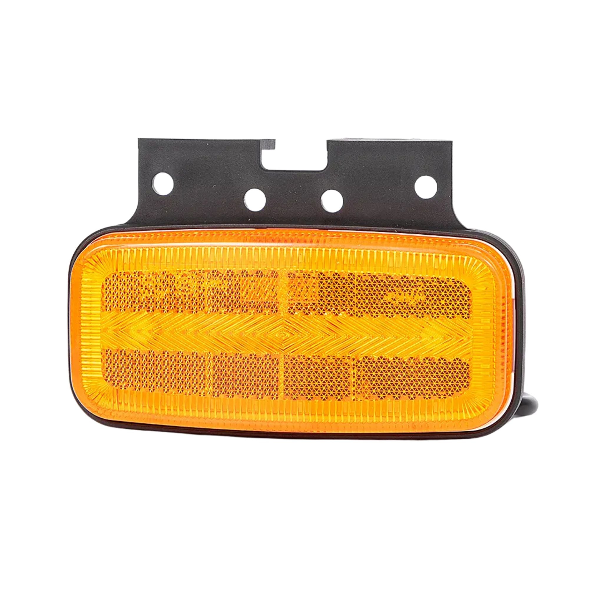 Fristom FT-080 LED Clearance Lamp – 3 Function (Side Indicator Reflector) 12–36V Click-On Mount - Clearance Light