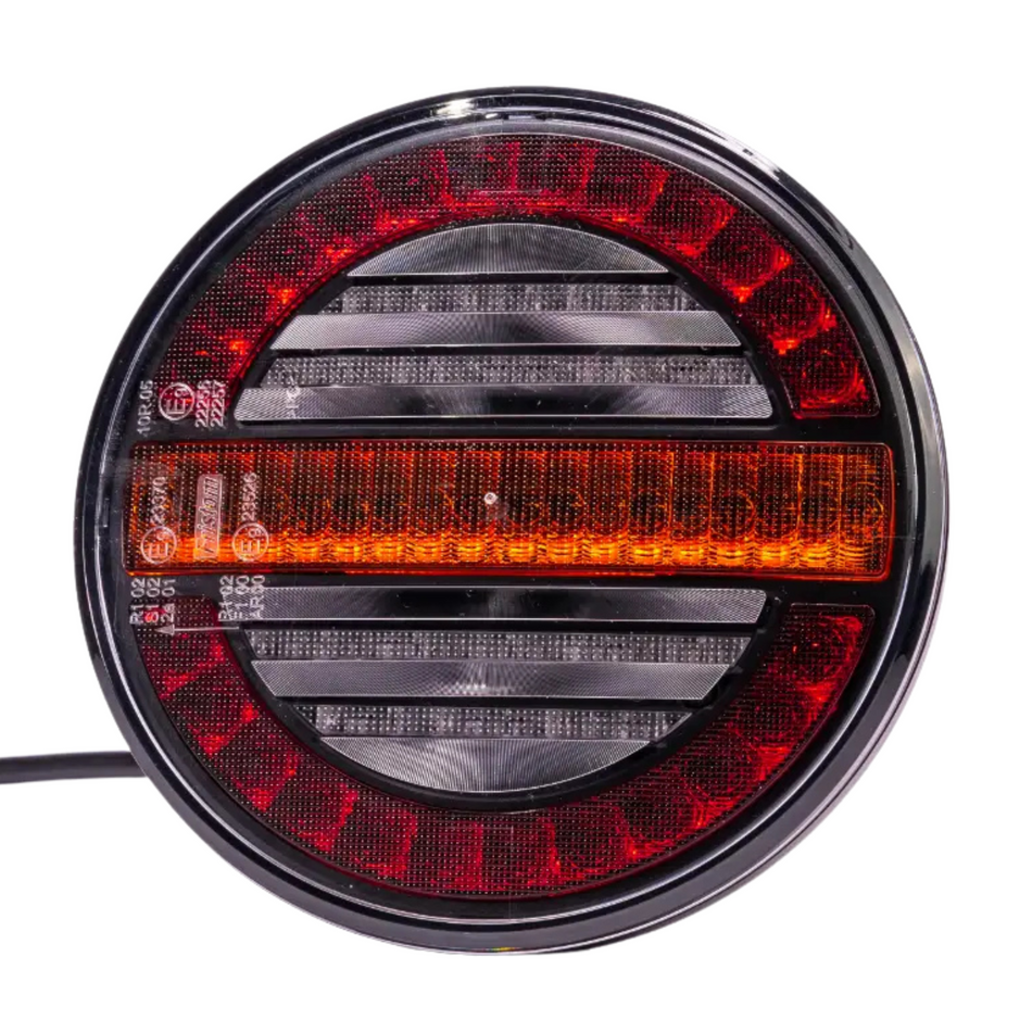 Fristom FT-213 LED Rear Lamp – Stop Tail & Dynamic Indicator Crystal-Effect 12–36V - Rear Lamps