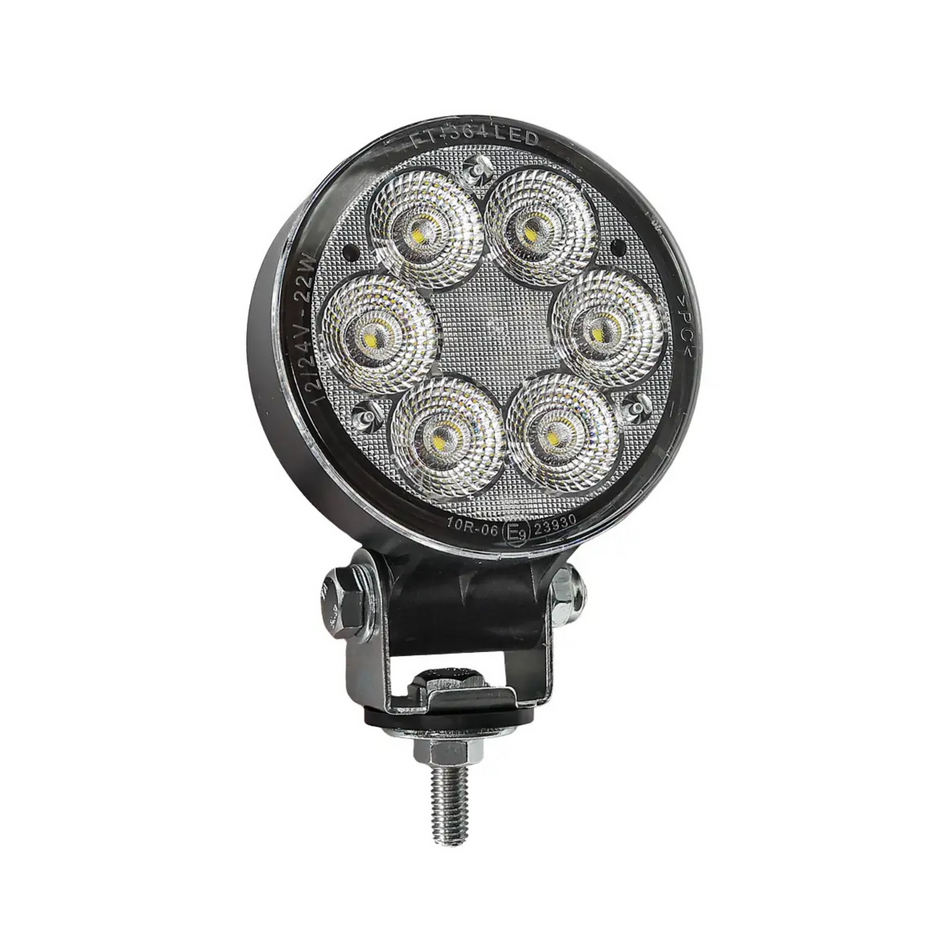 Fristom FT-364 LED Work Lamp – Wide Beam 2500 lm 22 W IP69 12/24V - Flood - Work Light