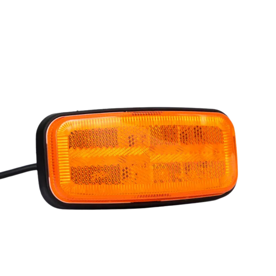 Fristom FT-080 LED Clearance Lamp – 3 Function (Side Indicator Reflector) 12–36V Click-On Mount - Clearance Light