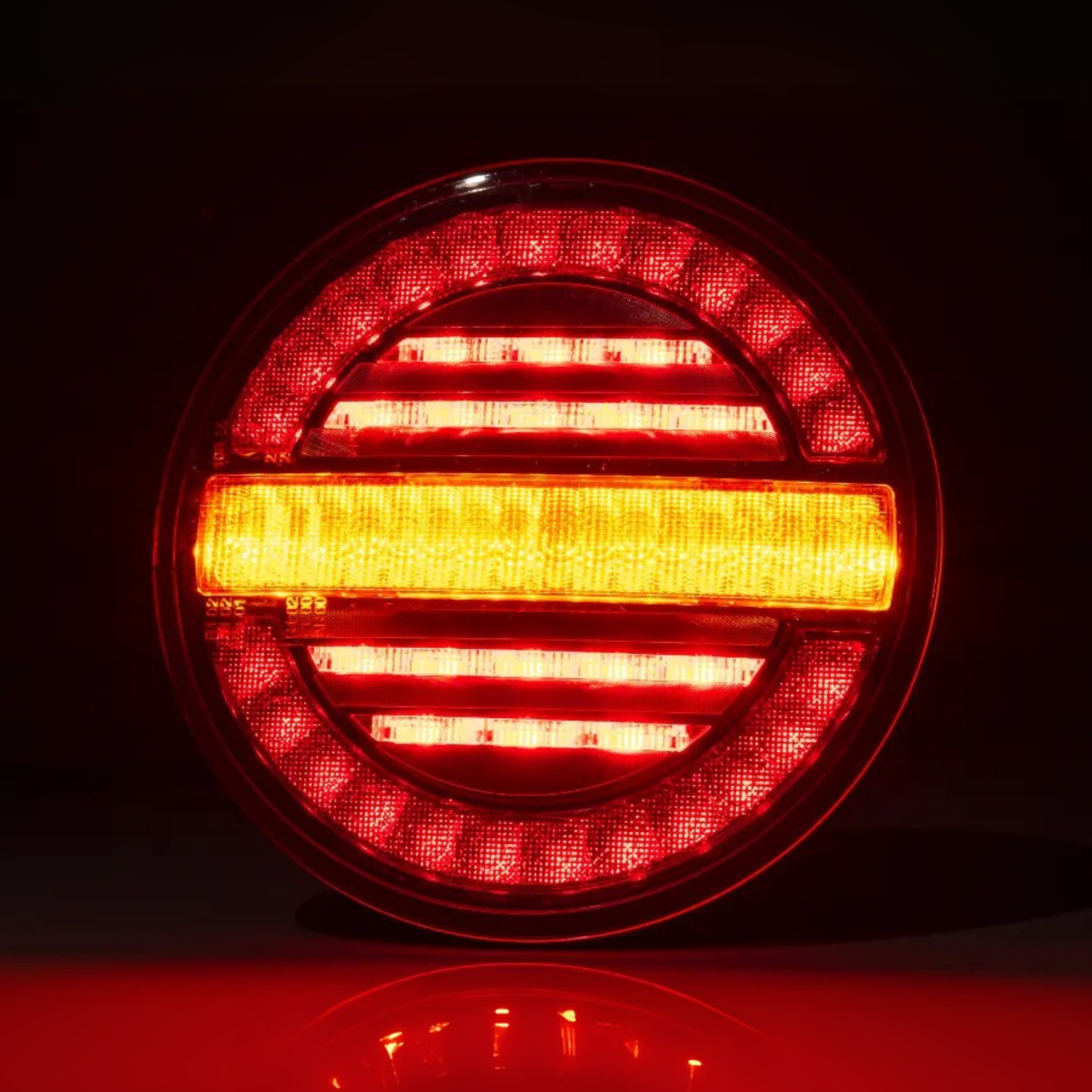 Fristom FT-213 LED Rear Lamp – Stop Tail & Dynamic Indicator Crystal-Effect 12–36V - Rear Lamps