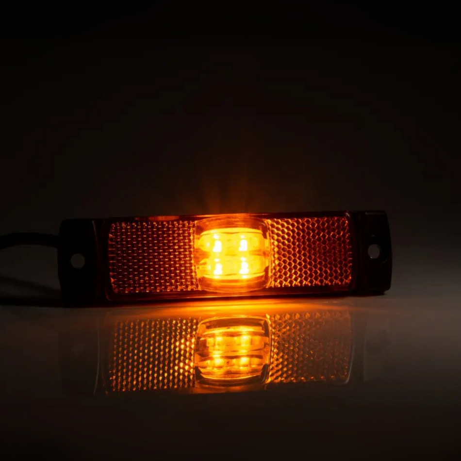 Fristom FT-017 LED Clearance Lamp – Single Function Position Light 12/24V Compact EMC Certified - Clearance Light