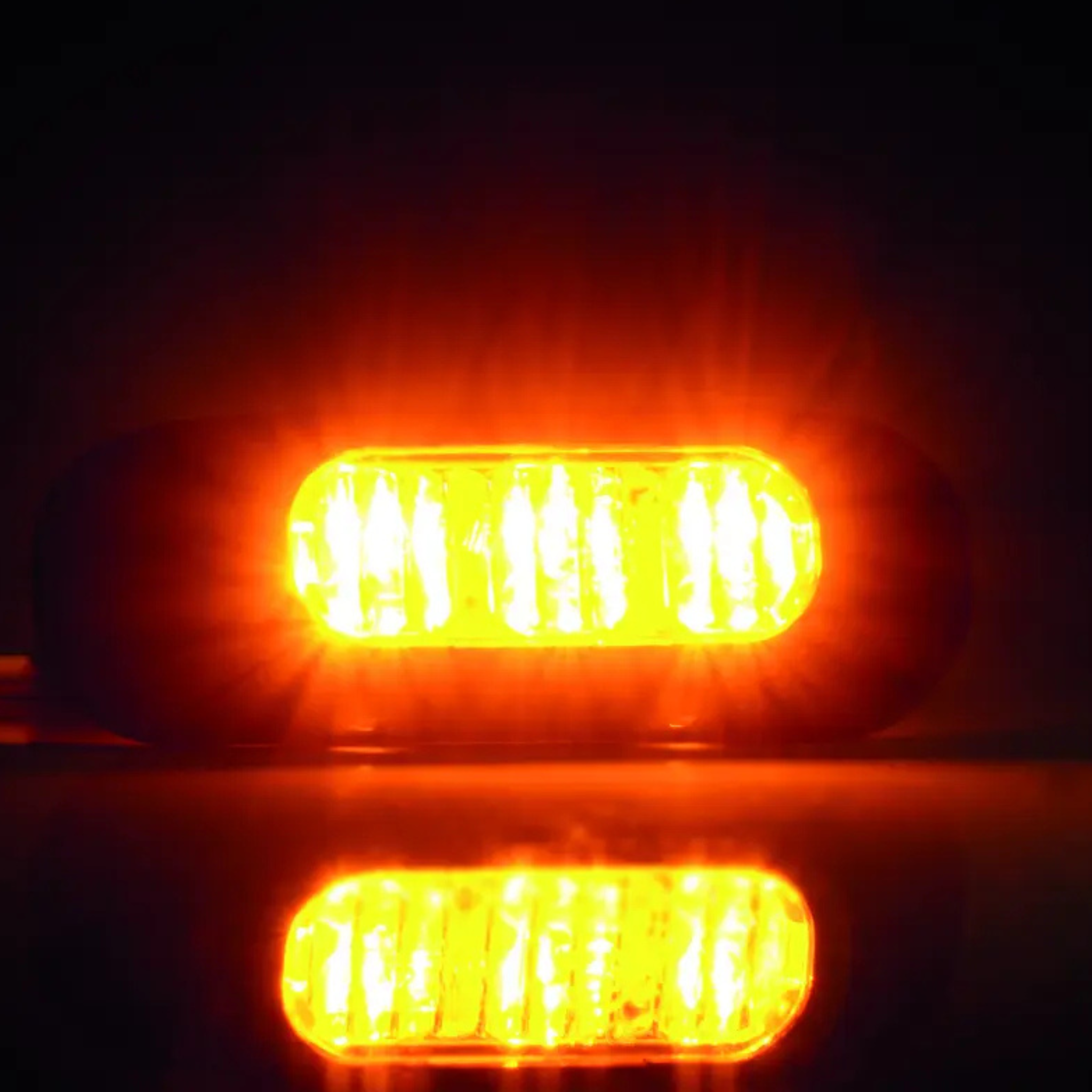 Fristom FT-210 LED Directional Warning Lamp – XA1 Amber Multiple Flash Patterns Syncable 12–36V IP68 - Warning Light