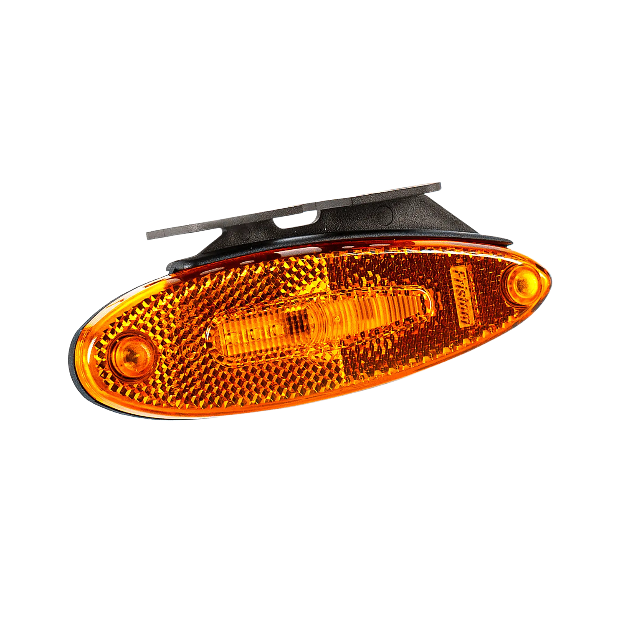 Fristom FT-076 LED Clearance Lamp with Reflector – Single Function Yellow 12–36V EMC Certified - Clearance Light