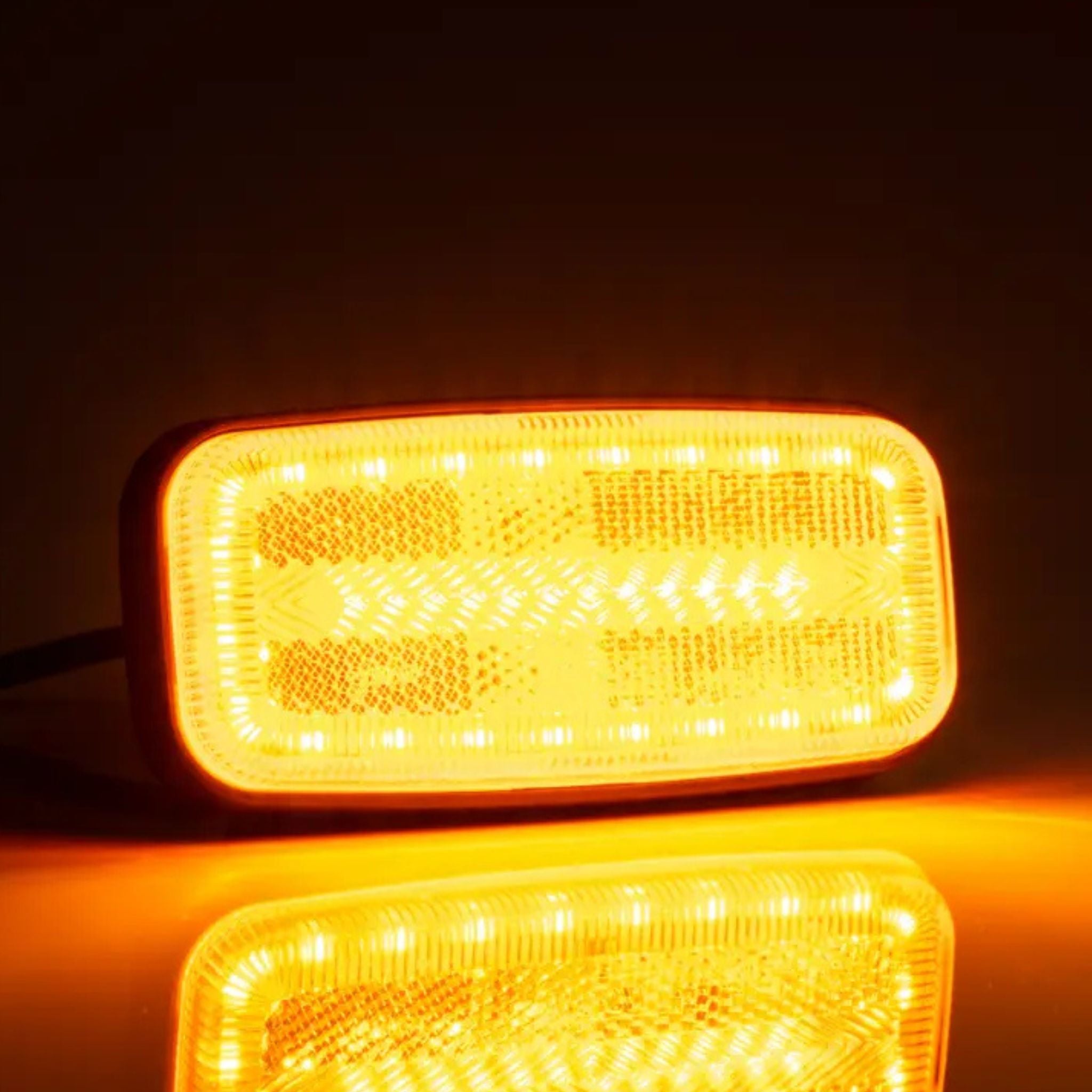 Fristom FT-080 LED Clearance Lamp – 3 Function (Side Indicator Reflector) 12–36V Click-On Mount - Clearance Light