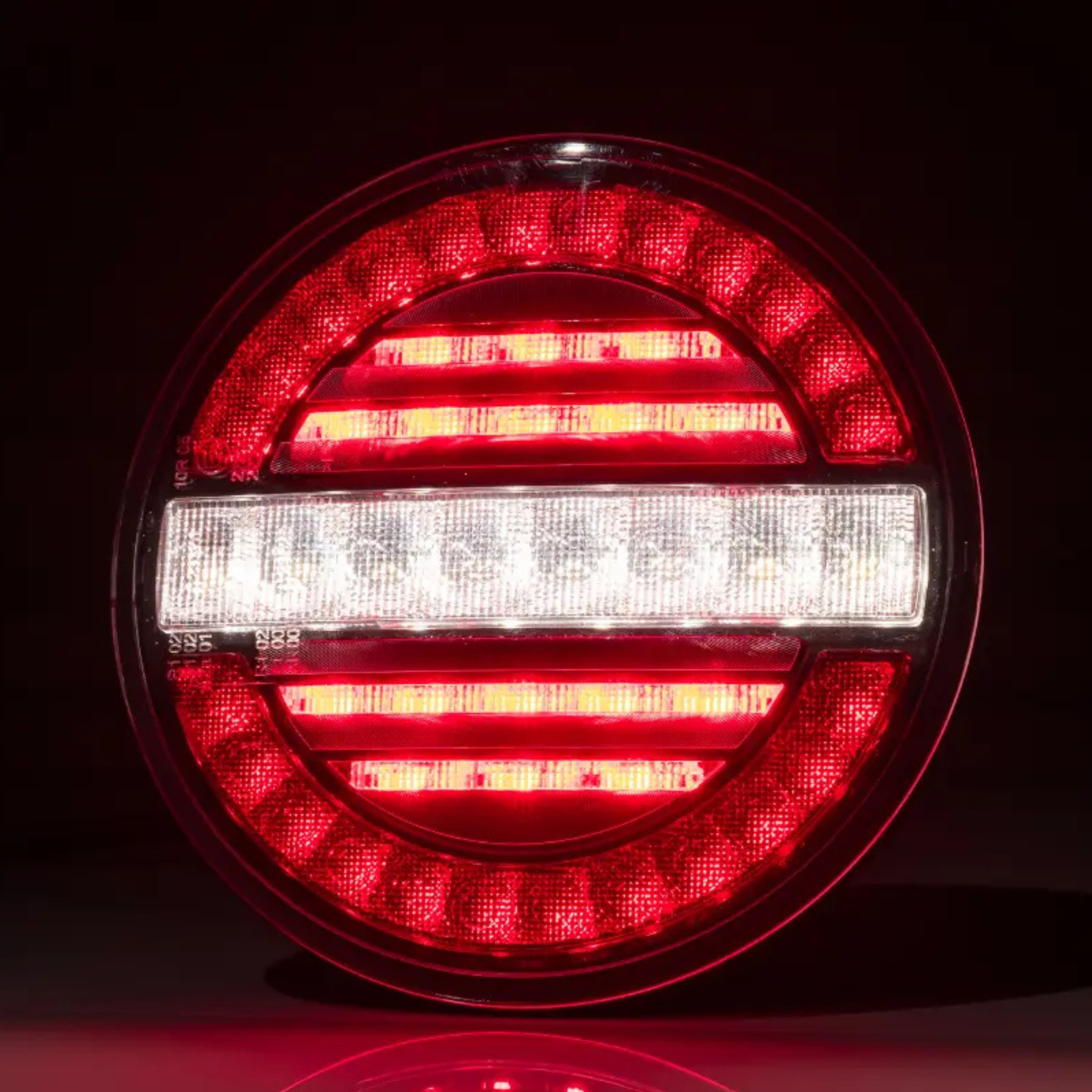 Fristom FT-214 LED Rear Lamp – 3 Function (Tail Reverse Fog) 12–36V 35 mm Slim Design IP-Sealed - Reverse Lamps