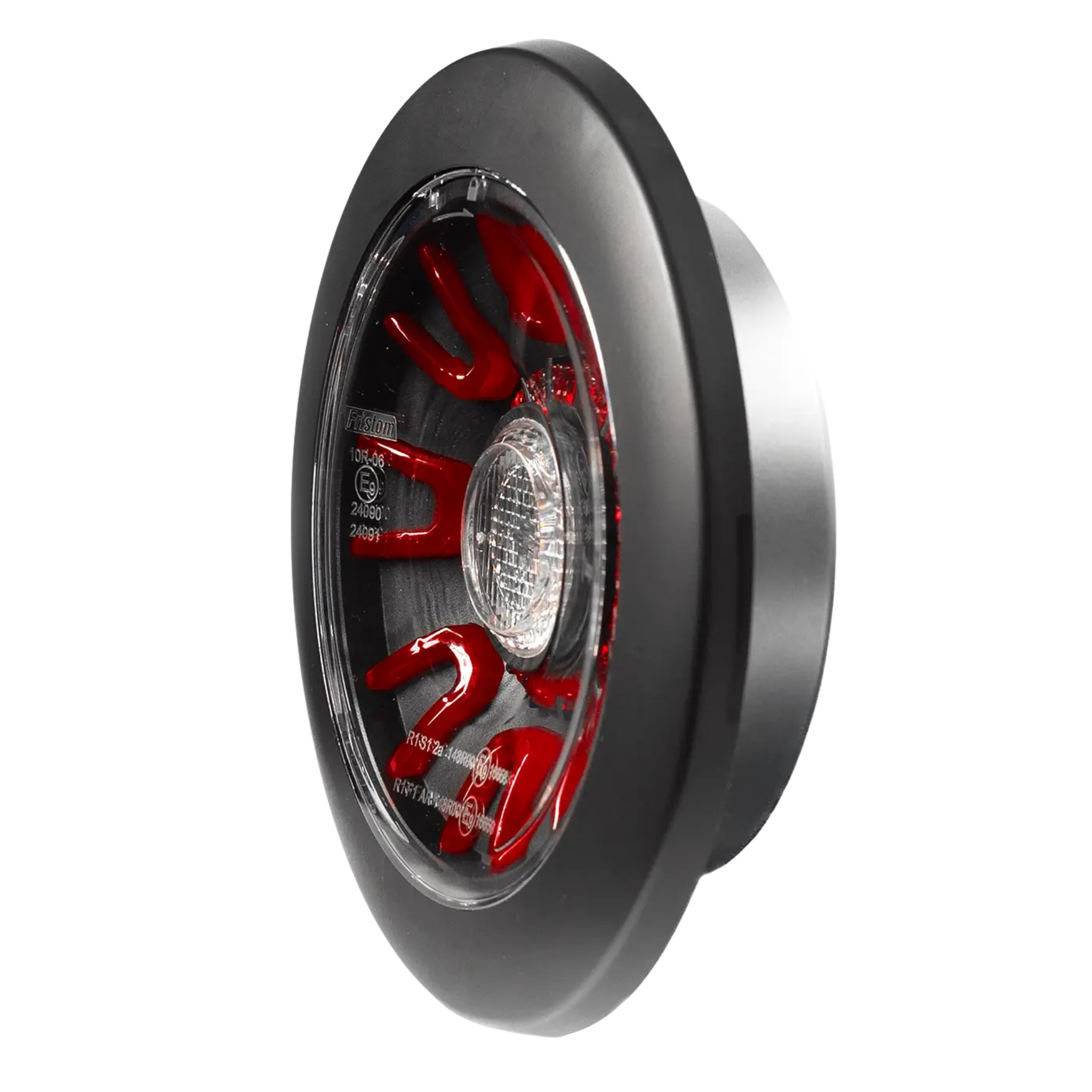 Fristom FT-314 LED Rear Lamp – 3 Function (Tail Fog Reverse) Black or Chrome 12–36V IP69 - Reverse Lamps