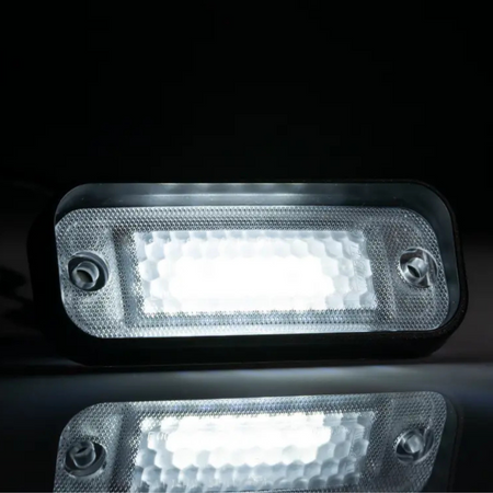 Fristom FT-263 LED Number Plate Lamp – Recessed Mount 12–36V Low Power IP-Sealed - Number Plate Light