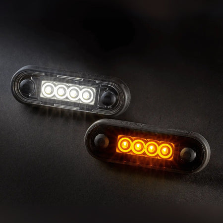 Fristom FT-073 LED Clearance Lamp – Single Function White/Red/Yellow 12–36V - Clearance Light