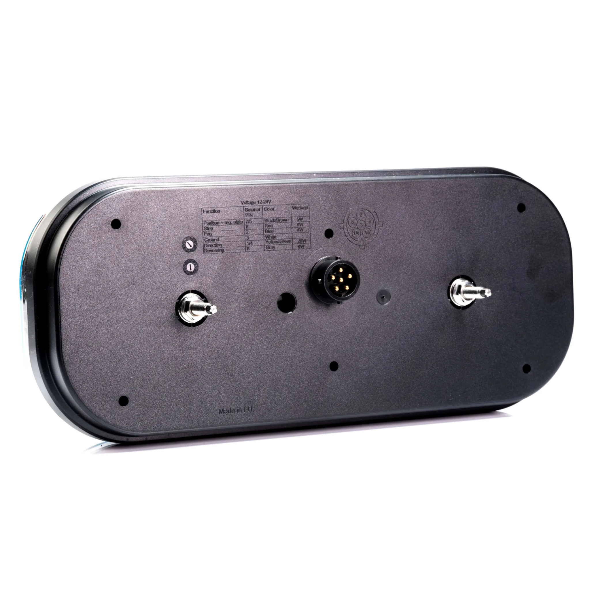 Fristom FT-610 LED DI Rear Lamp – 6/7 Function with Reflector & Dynamic Indicator 12–36V - Rear Lamps