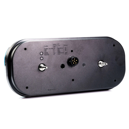 Fristom FT-610 LED DI Rear Lamp – 6/7 Function with Reflector & Dynamic Indicator 12–36V - Rear Lamps