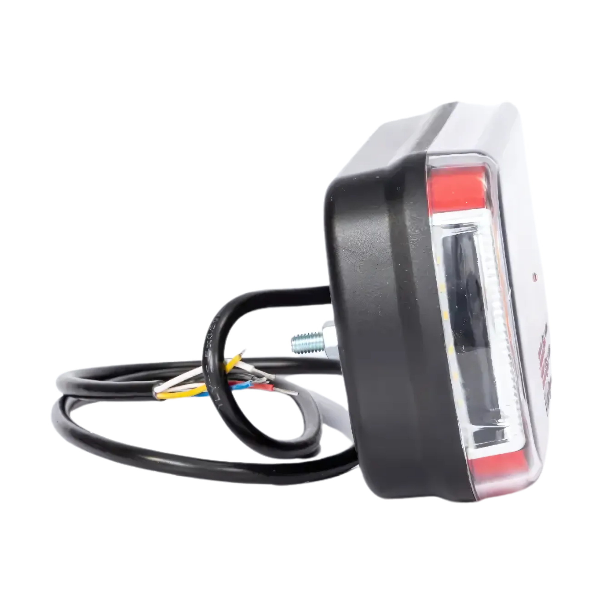 Fristom FT-130 LED Rear Combination Lamp – 6 Function (Stop Tail Indicator Reverse/Fog Reflector Plate) Cable 12–36V