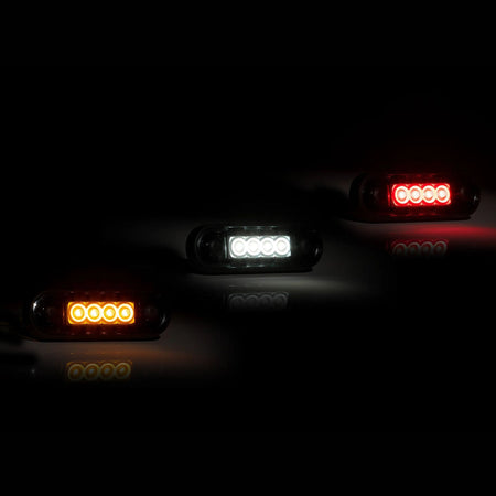 Fristom FT-073 LED Clearance Lamp – Single Function White/Red/Yellow 12–36V - Clearance Light