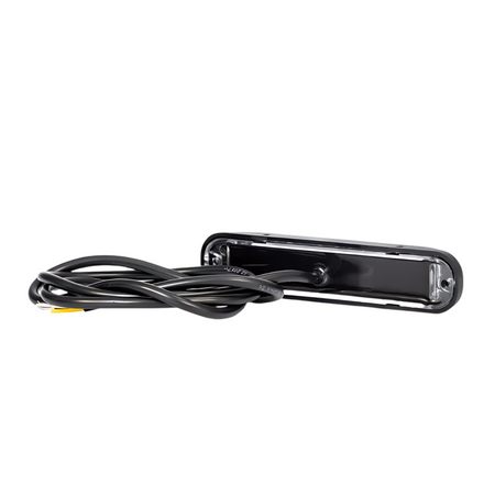 Fristom FT-200 LED Directional Warning Lamp – Amber Multiple Flash Patterns Syncable 12–36V 1 m Cable - Warning Light