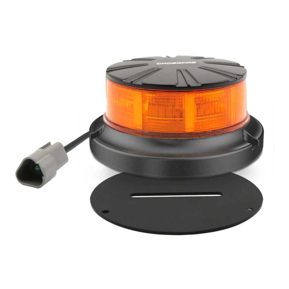 Crossfire B56S Slim LED Beacon, Class 1, Screw Mount, Amber Strobe, IP67