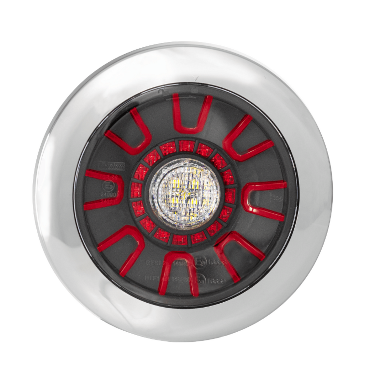 Fristom FT-313/314 Chrome Cover Frame – Surface Mount Housing for FT-313 & FT-314 LED Lamps - Accessories