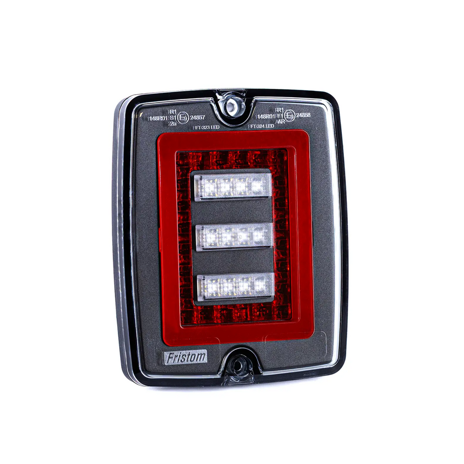 Fristom FT-324 LED Rear Lamp - 3 Function – (Tail, Fog & Reverse) 12–24V