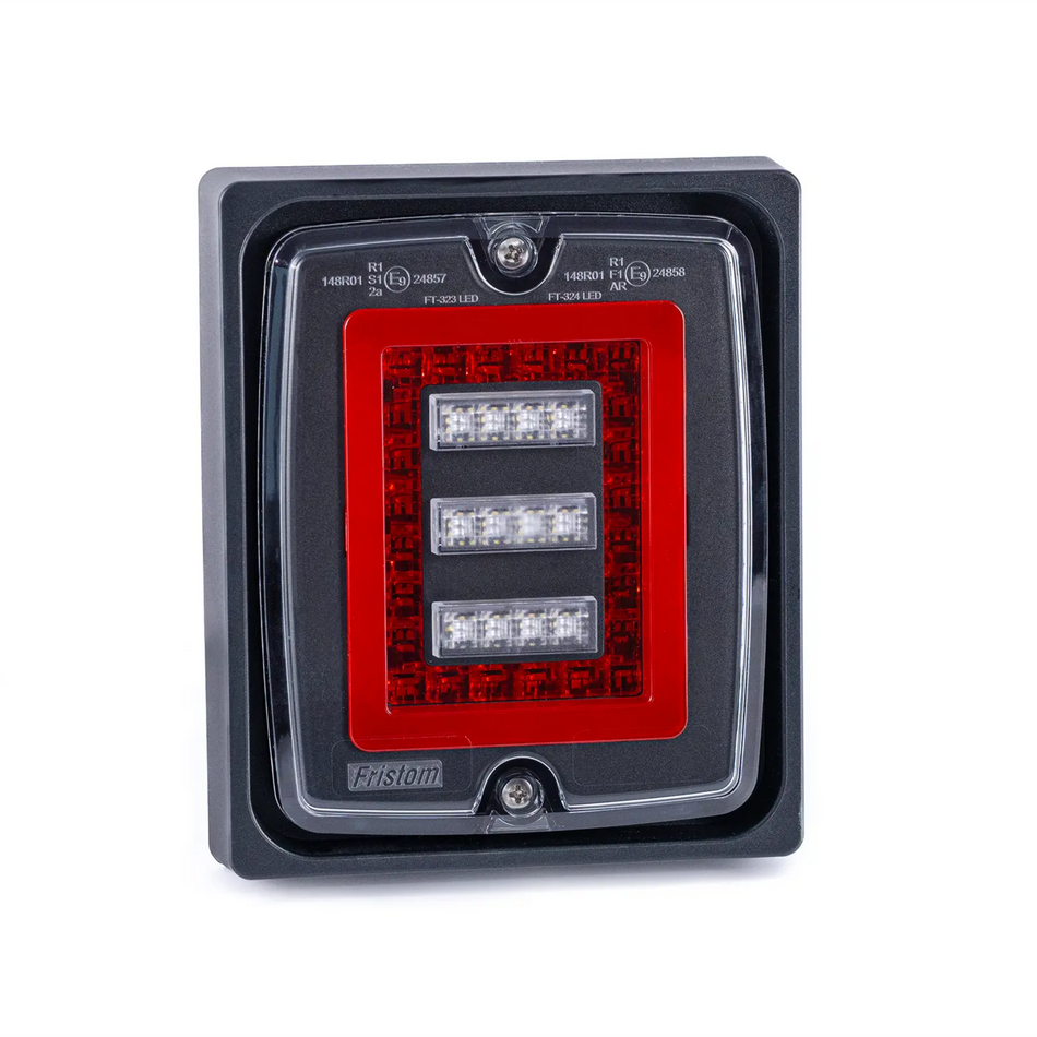 Fristom FT-324 LED Rear Lamp - 3 Function – (Tail, Fog & Reverse) 12–24V