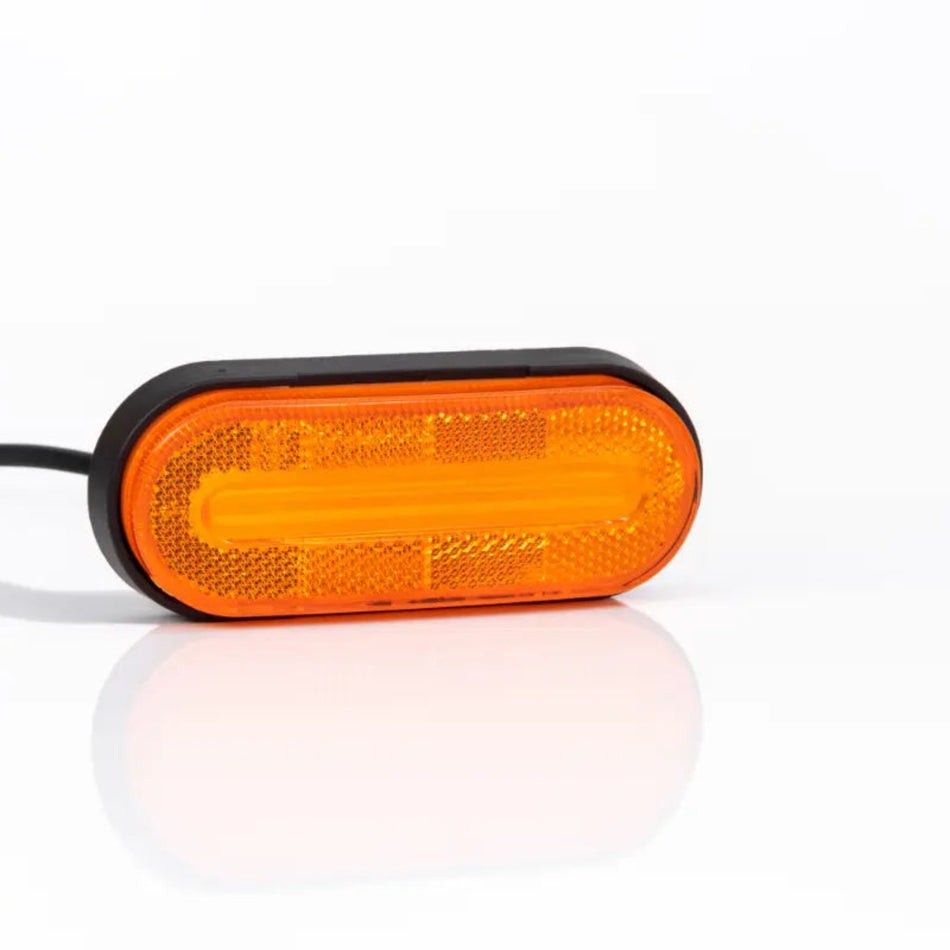Fristom FT-070 LED 2-Function Clearance Lamp – Side Light, Reflector, 12–36V, Click-On Mount